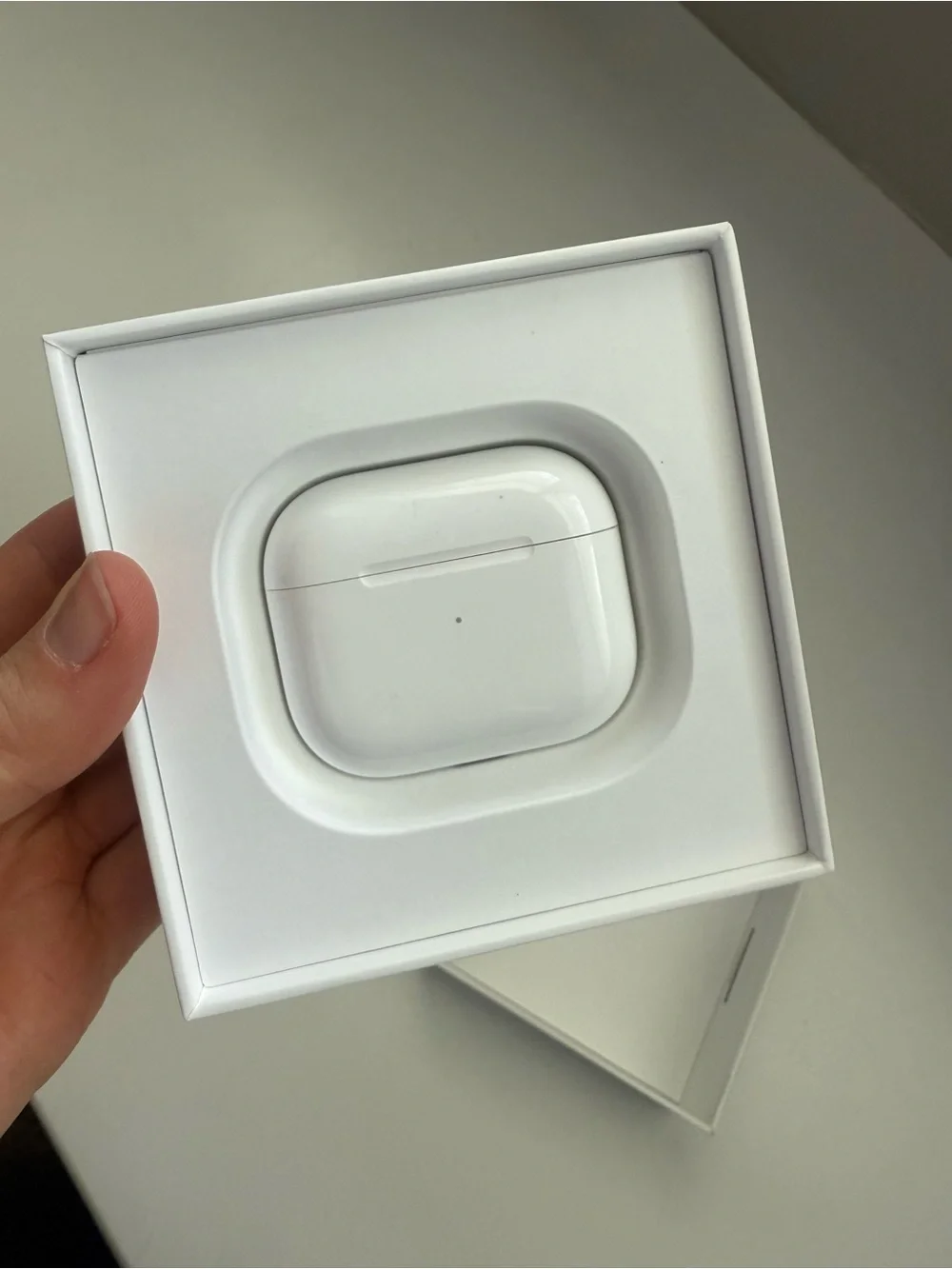 Apple White Wireless Earbuds with Stem Design